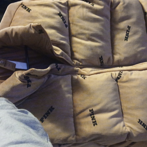 PINK PUFF BOMBER JACKET SIZE M - Picture 2 of 4